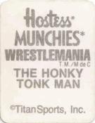 1987 Hostess Munchies WWF Wrestlemania Stickers #NNO Honky Tonk Man Back