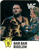 1988 WWF Hostess Wrestlemania IV Stickers #10 Bam Bam Bigelow Front