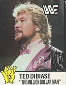 1988 WWF Hostess Wrestlemania IV Stickers #13 Ted DiBiase 