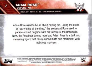 2016 Topps WWE - Bronze #1 Adam Rose Back