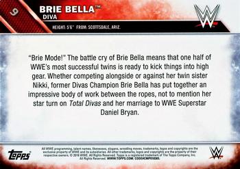 2016 Topps WWE - Bronze #9 Brie Bella Back