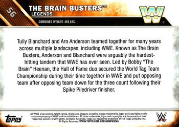 2016 Topps WWE - Bronze #56 The Brain Busters Back