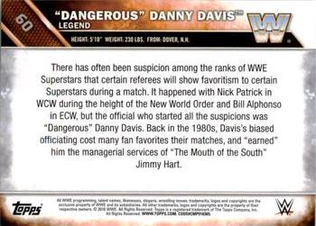 2016 Topps WWE - Bronze #60 Danny Davis Back