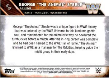 2016 Topps WWE - Bronze #64 George Steele Back