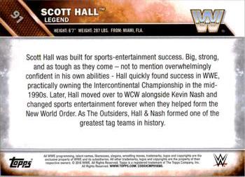2016 Topps WWE - Bronze #91 Scott Hall Back