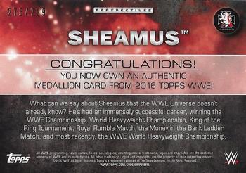 2016 Topps WWE - Perspectives Medallions #NNO Sheamus Back
