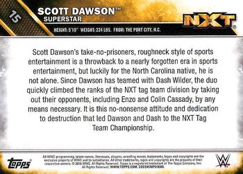 2016 Topps WWE - NXT #15 Scott Dawson Back