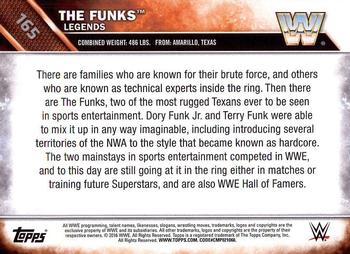2016 Topps WWE Then Now Forever #165 The Funks Back