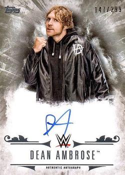 2016 Topps WWE Undisputed - Autographs #UA-DA Dean Ambrose Front