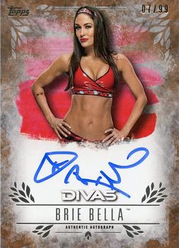 2016 Topps WWE Undisputed - Autographs Bronze #UA-BB Brie Bella Front