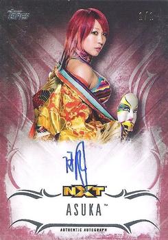2016 Topps WWE Undisputed - Autographs Red #UA-AS Asuka Front