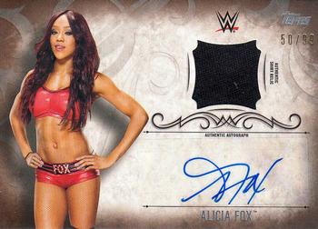 2016 Topps WWE Undisputed - Autographed Relic Bronze #UAR-AC Alicia Fox Front