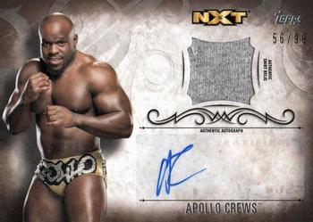 2016 Topps WWE Undisputed - Autographed Relic Bronze #UAR-APC Apollo Crews Front