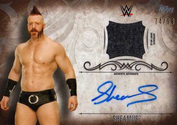 2016 Topps WWE Undisputed - Autographed Relic Bronze #UAR-SH Sheamus Front