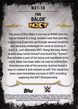 2016 Topps WWE Undisputed - NXT Prospects Silver #NXT-18 Finn Bálor Back