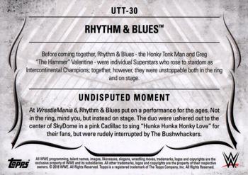 2016 Topps WWE Undisputed - Tag Teams #UTT-30 Rhythm & Blues Back