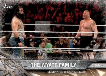 2017 Topps WWE Road To Wrestlemania #13 The Wyatt Family Front