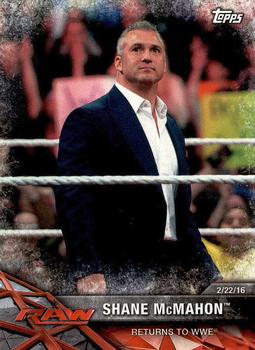 2017 Topps WWE Road To Wrestlemania #31 Shane McMahon Front