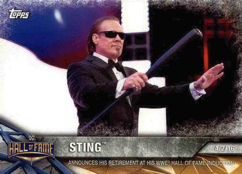 2017 Topps WWE Road To Wrestlemania #51 Sting Front