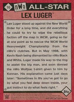 2016 Topps WWE Heritage - WCW/nWo All-Stars #16 Lex Luger Back