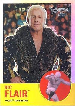 2007 Topps Chrome Heritage II WWE - Refractors #24 Ric Flair Front