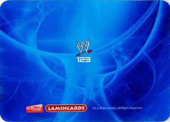 2014 Edibas WWE Lamincards #123 Daniel Bryan / Damien Sandow Back