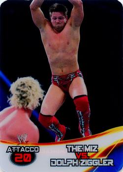 2014 Edibas WWE Lamincards #142 The Miz / Dolph Ziggler Front