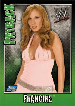 2006 Topps WWE Payback (English Edition) #77 Francine Front