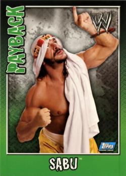 2006 Topps WWE Payback (English Edition) #80 Sabu Front