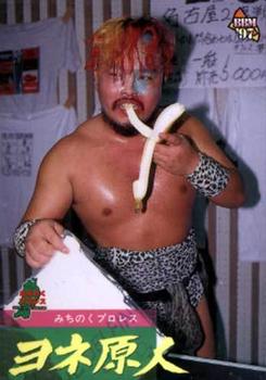 1997 BBM Pro Wrestling #100 Yone Genjin Front