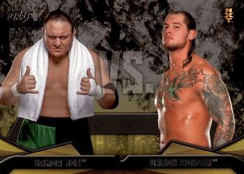 2016 Topps WWE Then Now Forever - Rivalries NXT #11 Baron Corbin / Samoa Joe Front
