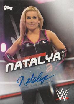 2016 Topps WWE Divas Revolution - Autographs #28 Natalya Front