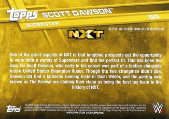 2017 Topps WWE #84 Scott Dawson Back