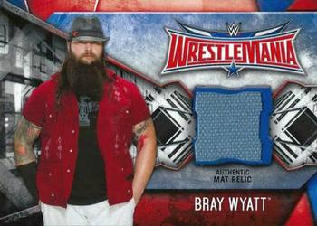 2017 Topps WWE Road To Wrestlemania - WrestleMania 32 Mat Relics #NNO Bray Wyatt Front