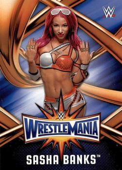 2017 Topps WWE Road To Wrestlemania - WrestleMania 33 Roster #WMR-16 Sasha Banks Front