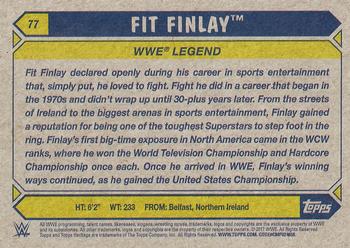 2017 Topps WWE Heritage #77 Fit Finlay Back