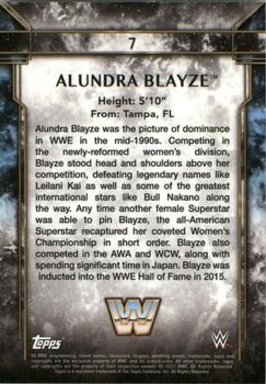 2017 Topps Legends of WWE #7 Alundra Blayze Back