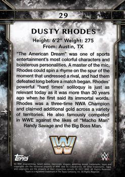 2017 Topps Legends of WWE #29 Dusty Rhodes Back