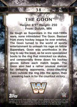 2017 Topps Legends of WWE #38 The Goon Back