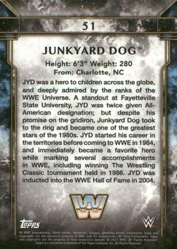 2017 Topps Legends of WWE #51 Junkyard Dog Back