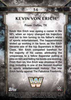 2017 Topps Legends of WWE #56 Kevin Von Erich Back