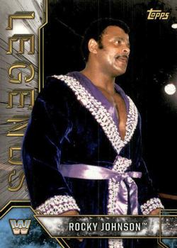 2017 Topps Legends of WWE #76 Rocky Johnson Front