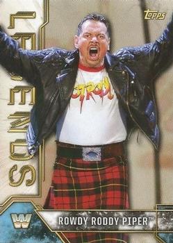 2017 Topps Legends of WWE #78 Rowdy Roddy Piper Front
