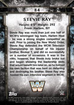2017 Topps Legends of WWE #84 Stevie Ray Back
