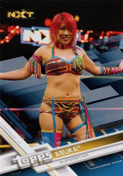 2017 Topps WWE - Blue #62 Asuka Front