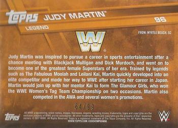 2017 Topps WWE - Blue #96 Judy Martin Back