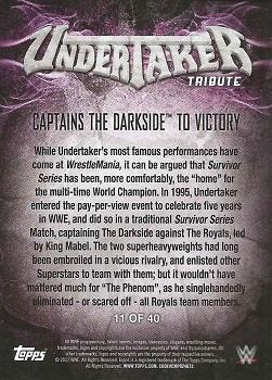 2017 Topps WWE - Undertaker Tribute Part 2 #11 Captains The Darskide to Victory Back