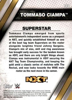 2017 Topps WWE NXT #32 Tommaso Ciampa Back