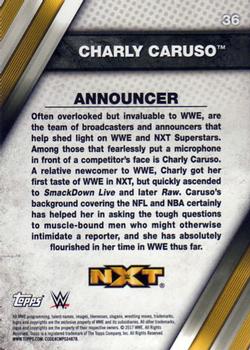2017 Topps WWE NXT #36 Charly Caruso Back
