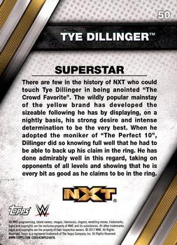 2017 Topps WWE NXT #50 Tye Dillinger Back